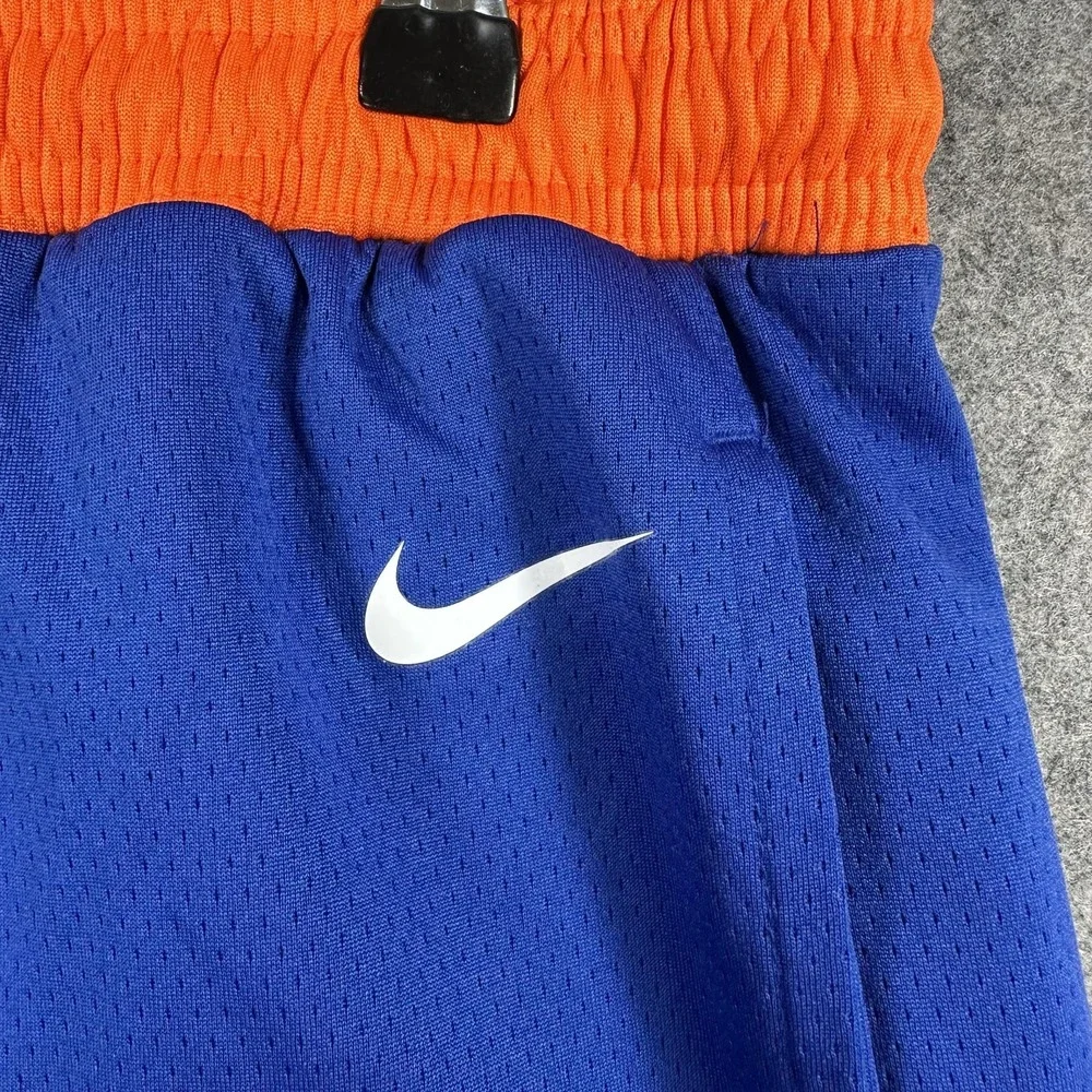 New York Knicks Shorts Youth XL Blue Mesh NBA Basketball Dri-FIT Nike